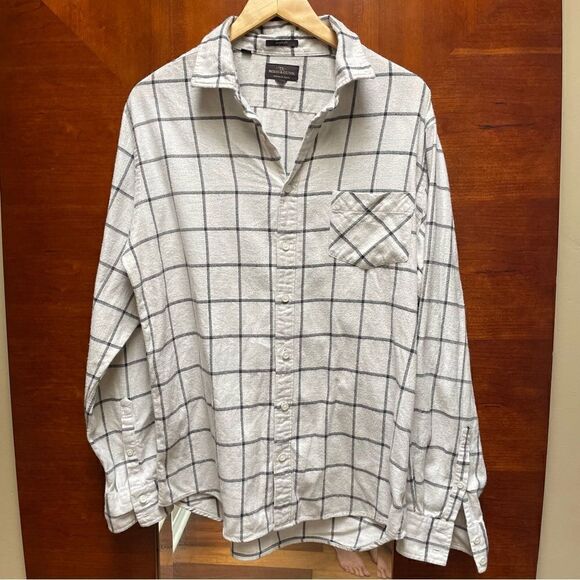 Rodd & Gunn Cotton Flannel Button Down Shirt Large - Picture 3 of 8